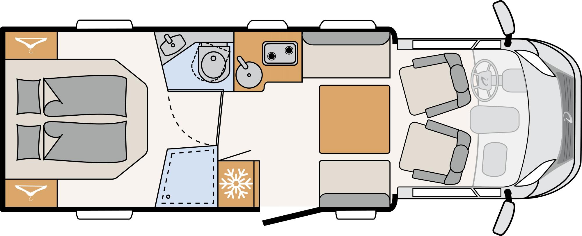 Comfort Standard - Just Camp T 7052 DBL-
