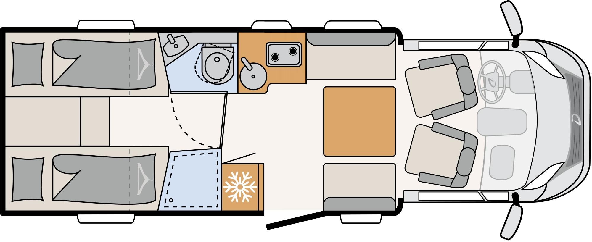 Comfort Standard - Just 90 T 7052 EBL-