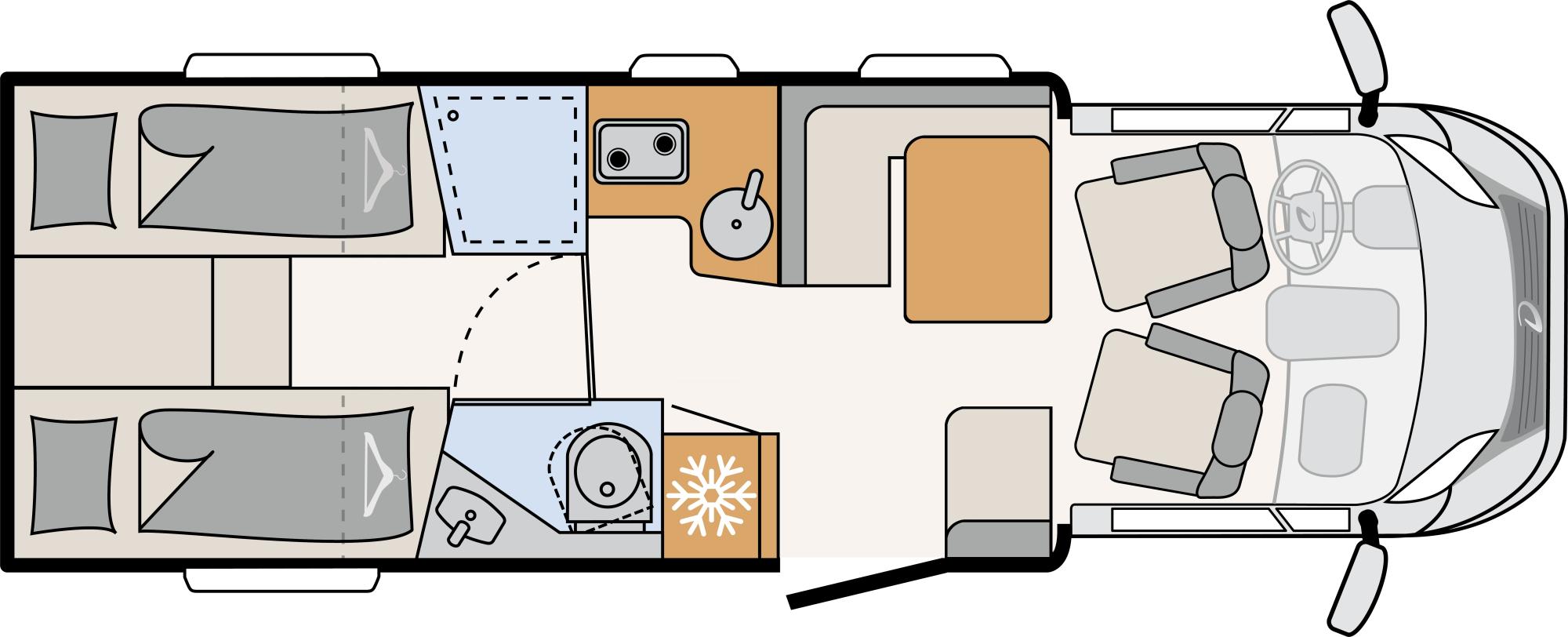 Comfort Standard - Just Camp T 7052 EB-