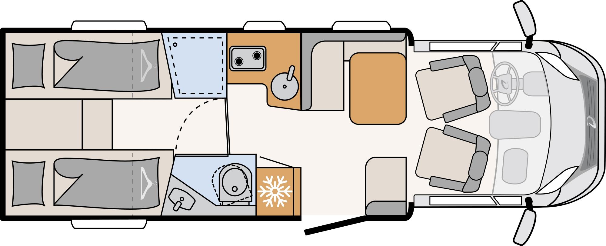 Comfort Standard - Just Camp T 7052 EB-